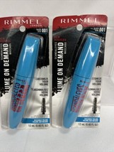 (2) Rimmel 001 Black Scandaleyes Volume On Demand Waterproof Mascara - $9.99