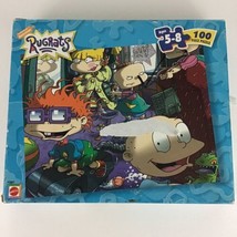 Nickelodeon Rugrats 100 Piece Puzzle Tommy Chuckie Angelica Vintage 2000 Mattel - $17.77