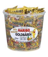 Haribo Gold Bears / Goldbaren, 100 Mini Bags, 980g Tub - €33,75 EUR