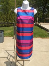 Nwot Talbots Fab Vibrant Striped Dress 12P - £31.16 GBP