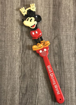 Vintage 1970s Mickey Mouse Back Scratcher Walt Disney World Souvenir 15.5&quot; - £6.04 GBP