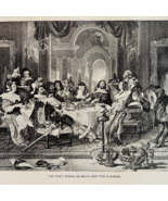 1902 Poet Pedro De Moya &amp; The Players Typogravure Gil Blas Maclise F18A3 - $734.82 MXN