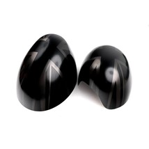 2Pcs/Set The Black Flag Car  Outside Rear View Mirror Covers For   One S JCW F54 - £84.39 GBP