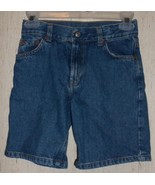 EXCELLENT BOYS Levi&#39;s Red Tab 569 Loose Fit DISTRESSED BLUE JEAN SHORTS ... - $442.10 MXN
