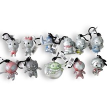 Disney 100 Bag Clips Silver Vinyl Key Fob - Grogu,  Spiderman, Pooh + More! - $4.50+