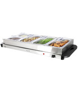 MegaChef Buffet Server &amp; Food Warmer With 5 Removable Sectional Trays , ... - $1,537.02 MXN