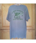 Vintage Tommy Bahama SPECIAL OPS T-Shirt Military Surf ULTRA RARE Gray C... - $216.35 CAD