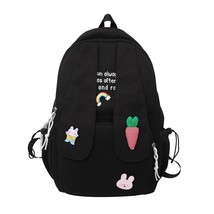 New Long Rabbit Ear Backpack Bag Girl Female Cartoon Anmie Bunny Ear Bagpack Wom - £32.44 GBP