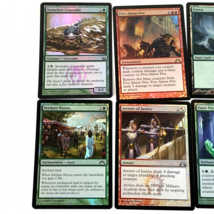 Magic The Gather Cards Foil Cards Lot of 10 Plus 18 Trading Card Protectors MTG - £11.22 GBP