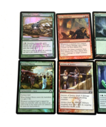 Magic The Gather Cards Foil Cards Lot of 10 Plus 18 Trading Card Protect... - £11.04 GBP