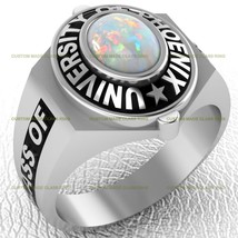 Customized Sterling Silver or 10kt Gold Men’s Class Ring – Traditional Oval Ring - £96.31 GBP