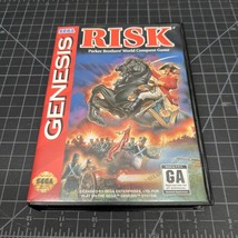 Risk Parker Brothers World Conquest Game (Sega Genesis, 1994) Complete  Preowned - $10.00