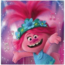 Trolls World Tour Lunch Napkins Birthday Party Supplies 16 Per Package New - £3.10 GBP