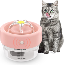 Pet Water Fountain, Battery Operated Cat Water Fountain, Automatic Cat Water Fou - £20.97 GBP