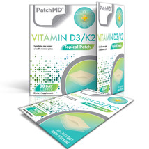 PatchMD Vitamin D3 / K2 -  Topical Patch 30- Day supply - by PatchMD  - $14.00