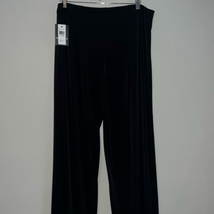 I.N.Studio Black wide leg pull on style pants size XL - £13.17 GBP