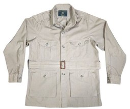Vintage ORVIS Safari Field Belted Jacket Mens 42 Tall Hunting Fishing &amp; Travel - £58.33 GBP