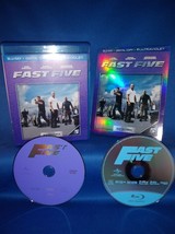 Dwayne Johnson Vin Diesel Fast Five Blu-ray Dvd Paul Walker Fast And Furious - £2.76 GBP