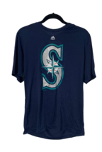 Majestic Mens Seattle Mariners Synthetic Performance Official Logo Shirt... - €16,32 EUR