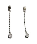 Collectible Danecraft Vintage Sterling Silver Pierced Teardrop Earrings ... - £31.45 GBP