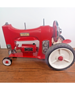 White Rotary Custom-Made red Sewing Machine Tractor - Great Display Piece! - $177.29