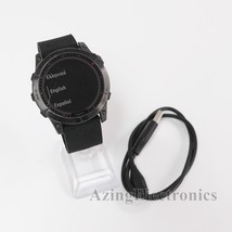 Garmin fenix 7X Solar Multisport Watch Slate Gray with Black Band 010-02... - $359.99