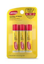 Carmex Medicated Lip Balm Sticks, Lip Moisturizer for Dry Lips - 3 Count - €3,28 EUR
