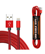 Reiko 1.7A 10FT USB Cable For IOS In Red - $6.92