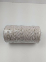 Natural Beige Cotton Twisted Cord Rope Roll - £7.39 GBP