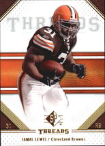  2009 SP Threads #41 Jamal Lewis - Cleveland Browns Football Card {NM-MT} - £0.77 GBP