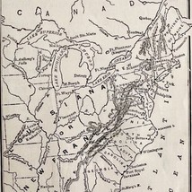 1904 Map Of The Thirteen Original English Colonies History Print DWN10F - $27.50