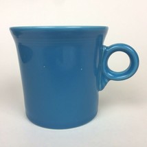 Fiestaware Blue HLC Morning Tom and Jerry Coffee Mug Cup O Ring Handle 3.5” Tall - £7.91 GBP