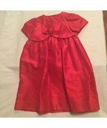 Catherine Rebecca dress Size 4 holiday short sleeve red girls - $16.99