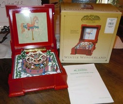 Mr Christmas Gold Label Collection - Animated Music Box Winter Wonderland EUC - £46.71 GBP