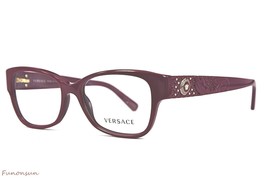 Versace Women&#39;s Eyeglasses VE MOD 3196 5067 Light Violet Cate Eye Plasti... - $92.68
