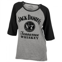 Jack Daniel&#39;s Tennessee Whiskey Women&#39;s 3/4th Sleeve Shirt Multi-Color - £33.55 GBP+