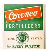 1960 Corenco Fertilizers Boston Notepad Booklet Consolidated Rendering C... - $550.13 MXN