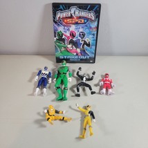 Power Ranger DVD and Action Figures Lot 1 DVD and 6 Action Figures - £15.20 GBP