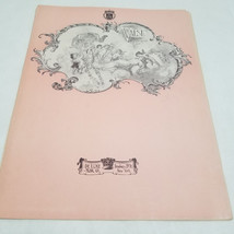 Valse in E Flat by Aug. Durand Sheet Music 1908 Angel Art - $7.98