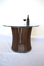 Wine Barrel Dining Table - Licaria - Made from retired California wine barrels  - £801.15 GBP