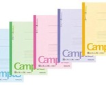 Kokuyo Campus Notebook 5 Packs Assorted Colors B5 Size Japan Import Free... - $15.66