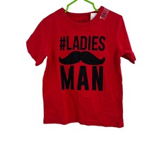 Children’s Place Ladies Man Tee Red 4T New - $8.80