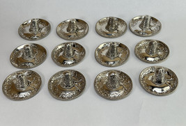 Lot of 12 - Vintage Sanborns Sterling Silver Sombrero Hat Floral Engraved Mexico - £959.21 GBP