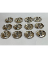 Lot of 12 - Vintage Sanborns Sterling Silver Sombrero Hat Floral Engrave... - $1,634.11 CAD