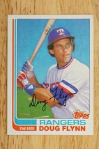 1982 Topps Baseball Card DOUG FLYNN Texas Rangers 2nd Base 33T - £3.88 GBP
