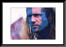 Braveheart Mel Gibson signed movie photo - £314.54 GBP