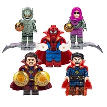 5Pcs Spider-Man No Way Home Green Goblin Doctor Strange Minifigures Toys - £12.76 GBP