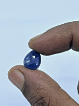 NATURAL BRIGHT BLUE SAPPHIRE PERFECT FOR SPECIAL MOMENTS , 20X14X5 MM 5.... - $40.05