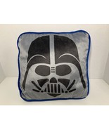 Star Wars blue 11” double-sided throw pillow Darth Vader Stormtrooper re... - $20.78