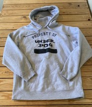 Under Dog Men’s Pullover hoodie sweatshirt size L Grey S8 - £20.89 GBP